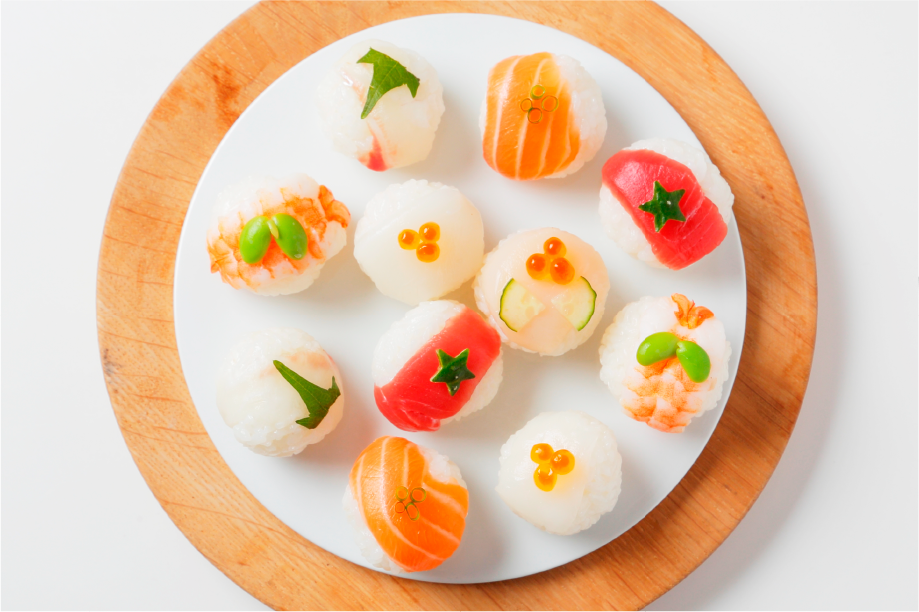 Bite-size Balled Sushi